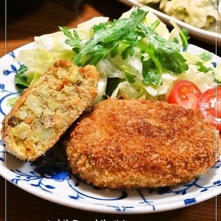 さば水煮缶とさつま芋＊鯖カレーコロッケ